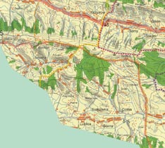 Mapa Gminy Frysztak czêœæ 3 z 4