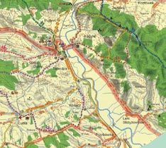 Mapa Gminy Frysztak cz 4 z 4